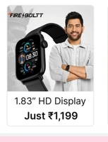 Sale on 15th Dec 12pm | Fireboltt Epic Plus Smartwatch 