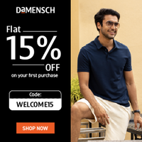 Damensch-Flat 15% On the First Purchase