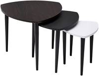 Solimo Volga Engineered Wood Set of 3 Nesting Table 