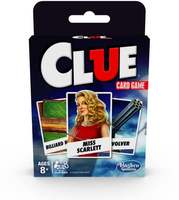 HASBRO GAMING Clue Card Game for Kids Ages 8 and Up, 3-4 Players Strategy Game  (Multicolor)