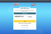 Amazon Winter Edition Quiz Answers : Win Rs.10000