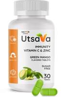 Nector utsava vitamin c green mango chewable (30 tablets)