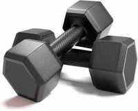 Tucker Black Hexa Dumbbells Set, Home GYM (1kg) Fixed Weight Dumbbell Fixed Weight Dumbbell (2 kg)