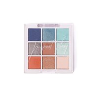 Pigment Play Playground Hero Shadow Palette 9 curated different shades, Matte, Pigmented shades, Shimmer Foils eyeshadow- Golden Lilac Fields, 9gms (Blue)