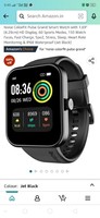 Noise ColorFit Pulse Grand Smart Watch with 1.69"(4.29cm) HD Display, 60 Sports Modes, 150 Watch Faces, Fast Charge, Spo2, Stress, Sleep, Heart Rate Monitoring & IP68 Waterproof (Jet Black)