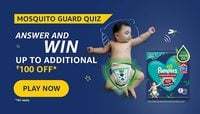 Amazon Pampers Mosquito Guard Pants Launch Quiz Answers