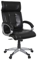 Townsville Chile High Back Office Chair (Black) Fixed ARM | 1 Min Easy Installation (Watch Demo Video)