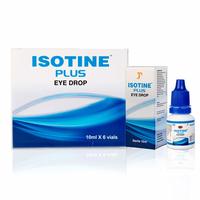 Jagat Pharma Isotine Plus Eye Drop Vials (Pack of 6 x 10 ml)