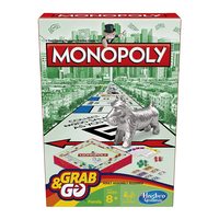 Monopoly Grab & Go Game, Multicolor