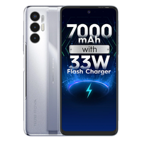 Tecno POVA 3 (Tech Silver, 6GB RAM,128GB Storage) | 7000mAh Battery |33W Fast Charger