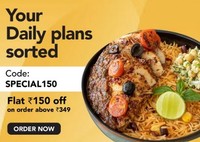 Freshmenu - Flat Rs.150 Off on Above Rs.349 Orders & More Offers