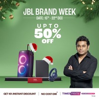 JBL Brand Week - Up to 50% Off / Free Timesprime Membership & More Offers