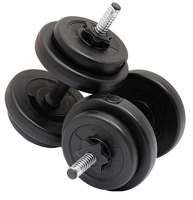StarX 10 Kg PVC Plates Dumbbells Set