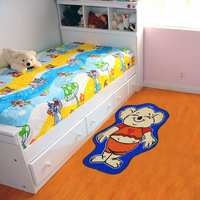 Status Contract Nylon Digital Printed Kids Door Runner Mats House Carpet for Playing Activity in Home (Kids Mat- Pooh - 72 x 45 cm, Multi)
