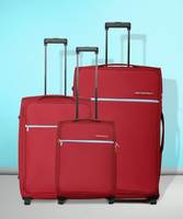 METRONAUT  Soft Body Set of 3 Luggage - Advantage Combo Set (30inch+26inch+22inch) - Red