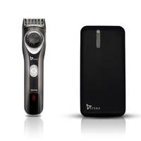 SYSKA TP7526 Combos - HT750 90mins Run Time Beard Trimmer (Black Silver) and 10000 mAh Power Bank (10 W, Fast Charging) (Black, Lithium Polymer)