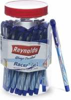 Reynolds Racer Gel Blue Pen Jar Gel Pen  (Pack of 40, Blue)