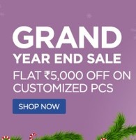 Lenovo Christmas Eve Special - Flat 5000 off on your favourite PCs