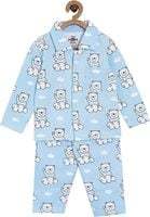 The Mom Store Baby Boy's Cotton Printed Pyjama Set Pack of 1 (0-6 months)