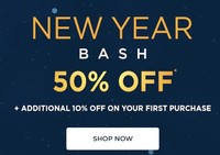 Allensolly New Year Bash - 50% Off + Additional 10% Off on First Purchase