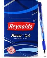 Reynolds Racer gel Gel Pen  (Pack of 20, Blue)