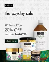 Kapiva PayDay Sale- Up to 50% Off + Extra 20% Off  Sitewide