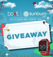 boAt - chance to win passes to Sunburn Goa