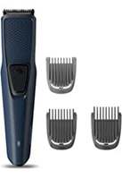Amazon Basics G-264L Cordless Beard Trimmer with 19 length settings, Black