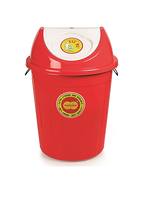Nakoda Modern Round Dustbin Bucket With Swing for Office use, School, Bedroom, Kids Room, Home, Multi Purpose,80 Litre color may vary