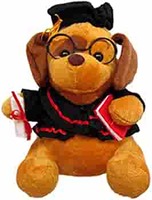 Tickles Cute Scholer Dog Stuffed Soft Kids Birthday 17 cm