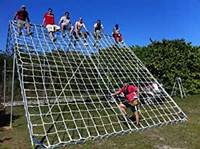 Raisco Adventure Rocks Commando Net Material PP Rope (10x10 Feet)