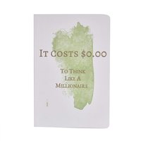 Papboo Unruled A5 Motivational It Costs 0$ Soft Bound Notebook (Matte Finished Cover, 120 Pages, 80 GSM, Round Edges) Journal Diary 