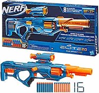 Nerf Elite 2.0 Eaglepoint RD-8 Blaster,8-Dart Drum, Detachable Scope and Barrel, 16 Nerf Darts, Bolt Action
