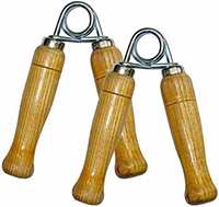 Spanco Wooden Hand Gripper, Hand Gripper, Hand Grip Strenthener, Wooden Hand Gripper, Hand Grip Exerciser, Hand Gripper for Men and Women (Pack of 2) 