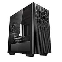 DEEPCOOL MATREXX 40 Mid-Tower ABS, SPCC Mini-ITX/M-ATX Computer Cabinet/Gaming Case -Black, Tempered Glass Side Panel with Rear: 1 120mm DC Fan Included (DP-MATX-MATREXX40)