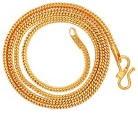 (Metal Type Brass ) AanyaCentric 1 Gram Gold Jewellery Chains For Men Chain For Boys Accessories For Women Antique Jewellery Fashion Jewelry For Women Jewellery For Girls Gold Necklace For Women Men Accessories 