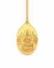 MELORRA Yellow Gold Goddess Lakshmi Coin Pendant | 24 Kt