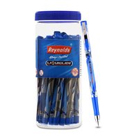 Reynolds Liquiglide 25 PENS JAR, BLUE Ball Pen I Lightweight Ball Pen 