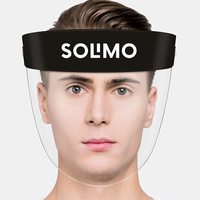 Amazon Brand - Solimo SFS-02 Unisex Face Shield, Pack of 4