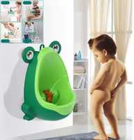 RIANZ Lovely Frog Children Kids Urinal Potty Toilet Trainer Bathroom Standard Commode Urinal  (MULTI)
