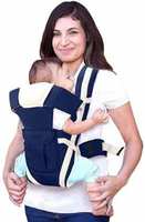 SPIRITED Baby Child Safety Strip/Baby Sling Carrier Bag/Baby Back Carrier Bag/Kids Carrier Bag/Kids Carrier Belt Baby Carrier (Blue, Front carry facing out)