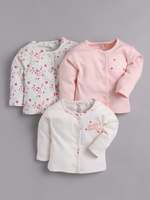 BabyGo Baby Boys & Baby Girls Printed Pure Cotton T Shirt  (Multicolor, Pack of 3)

