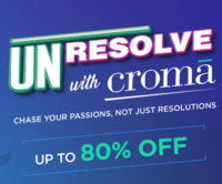 Croma Unresolve Sale-Up to 80% Off on Electronics