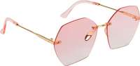 UV Protection, Gradient Butterfly, Wayfarer Sunglasses (58)  (For Women, Pink)