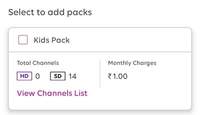 Tataplay Jingalala Saturday - Kids Pack at Rs.1 for 30 days