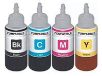 Kataria Refill Ink for Epson L565 Multi Function Inkjet Printer -70Ml Multi Color Ink  (Black, Magenta, Cyan, Yellow), Standard (INKSETCYMB18) [65% Coupon] 