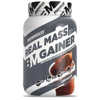 Bigmuscles Nutrition Real Mass Gainer -1Kg, Chocolate