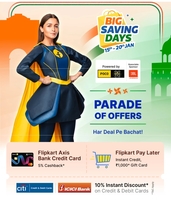 Flipkart Big Savings Days Sale 2023: Upto 80% Off & 10% Off ICICI Credit & Citi Credit & Debit Cards (15th - 20th Jan)