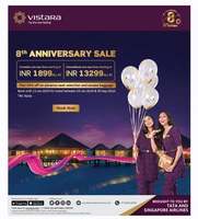 8th Anniversary Sale is live! Fares starting at INR 1899 all-in.