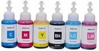 Kataria Refill Ink for Epson L850 Ink Tank Printer - 6 Colors - 70 ML Each Bottle Multi Color Ink (Cyan, Magenta, Yellow, Black, Light Cyan, Light Magenta), Standard (INKSETCYMB33)  [65% Coupon]